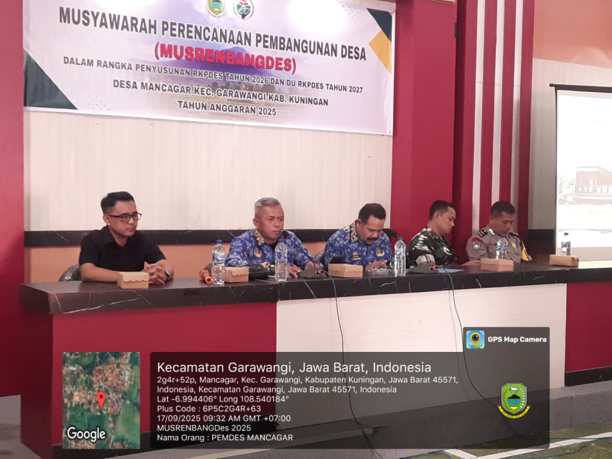 Desa Mancagar Gelar MUSRENBANGDES 2025, Rancang Pembangunan untuk Masa Depan