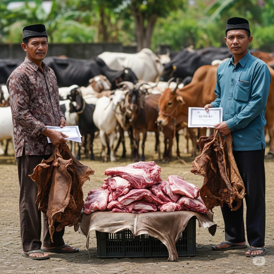 Hukum Mengupah Panitia Qurban dengan Daging Qurban dan Menjual Kulit Hewan Qurban